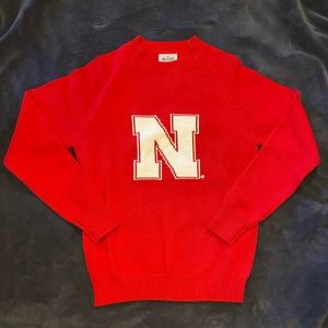 Hillflint Nebraska Letter Sweater - XS - NWT- Unisex